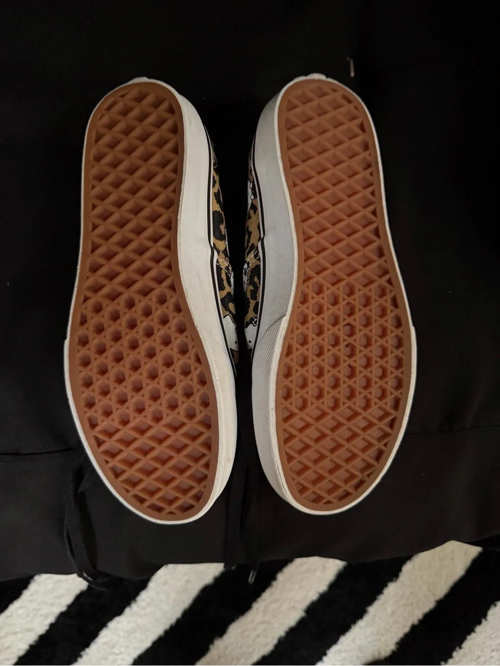 Vans Kids Leopard Hello Kitty Lace-Up Sneakers - Brown/Black/White
